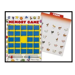 BUNDLE & SAVE🎉 Melissa & Doug Wooden Memory Game